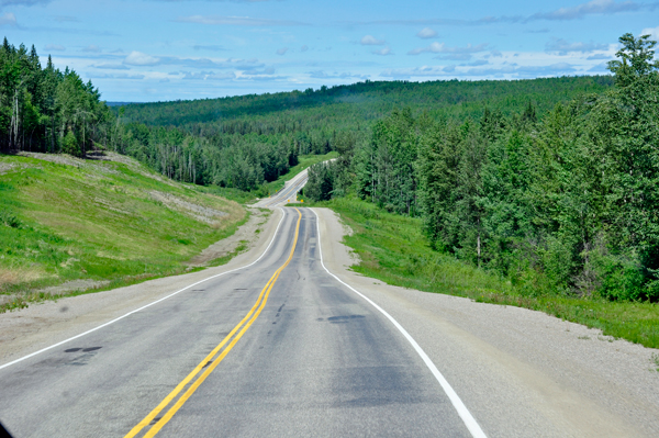 curvy roller coaster road